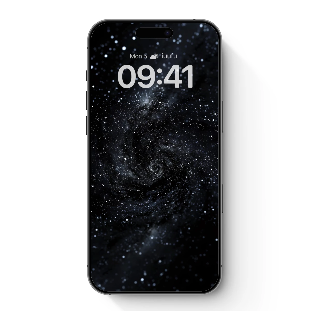 Cosmic Whirlpool: A Galaxy's Dance in Monochrome