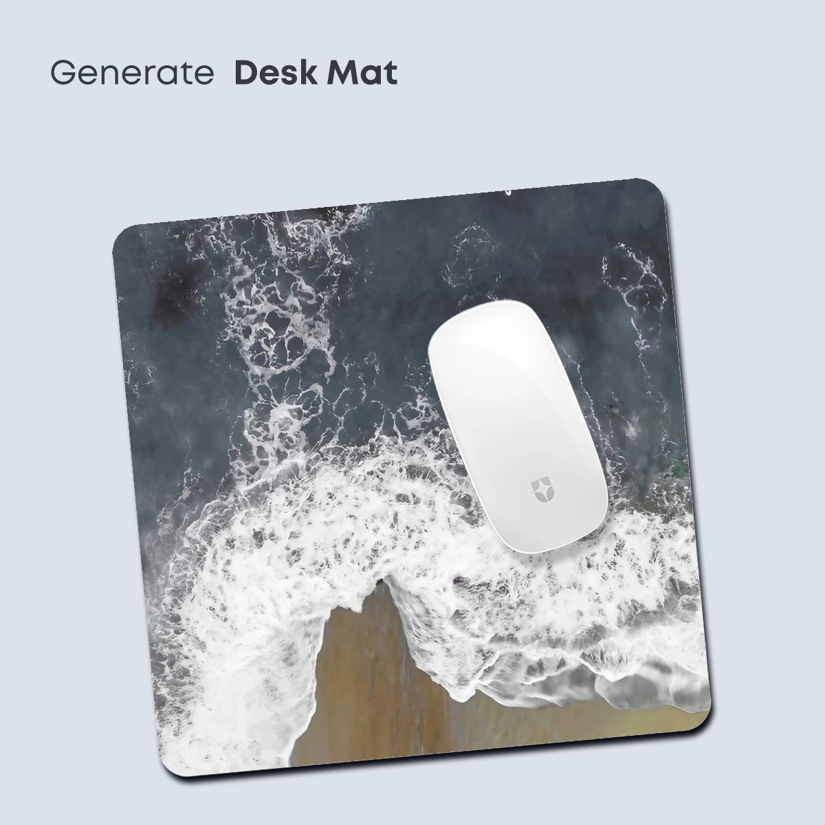 Aerial Solitude: Surfer Amidst Ocean Waves - Image 4