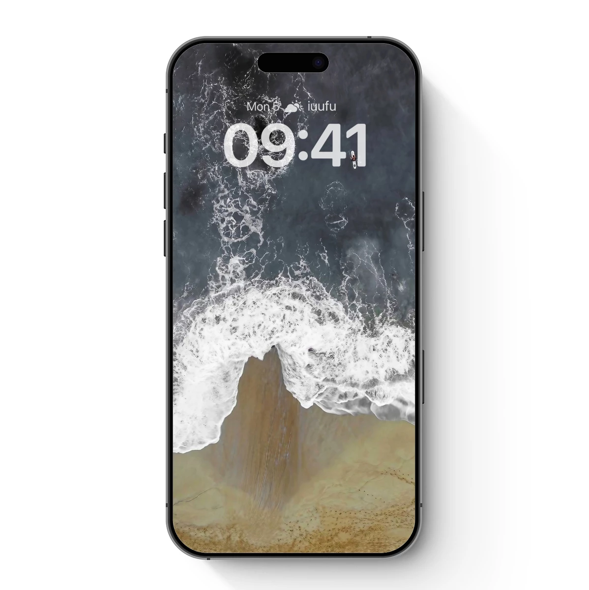 Aerial Solitude: Surfer Amidst Ocean Waves Aerial Solitude: Surfer Amidst Ocean Waves