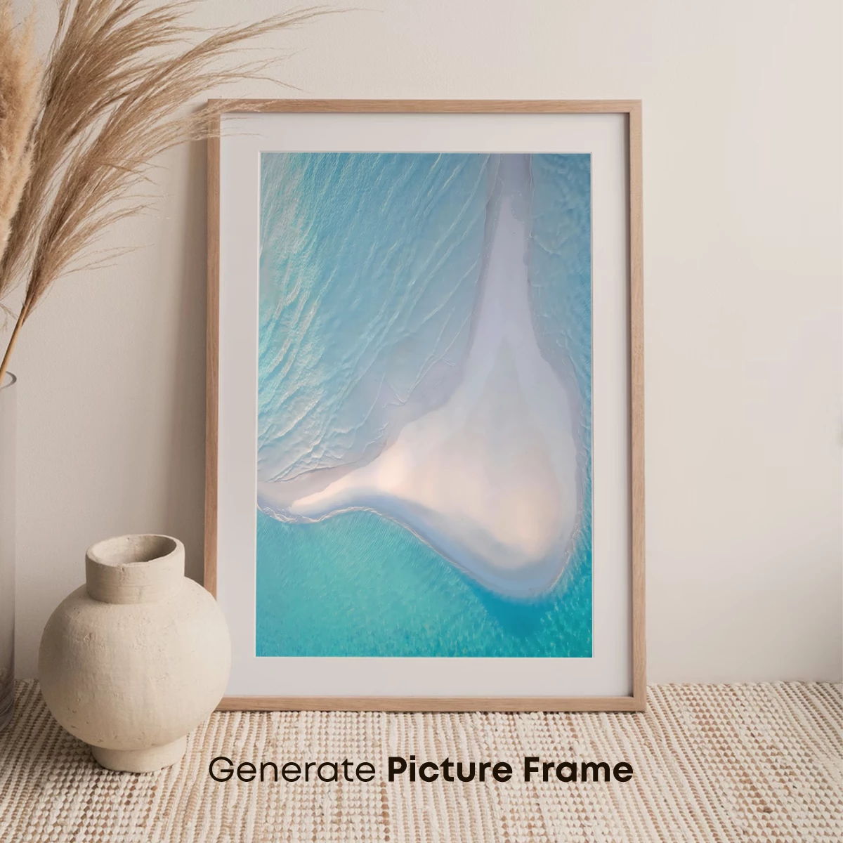 Aerial Serenity: Sandbar in Turquoise Waters - Image 7