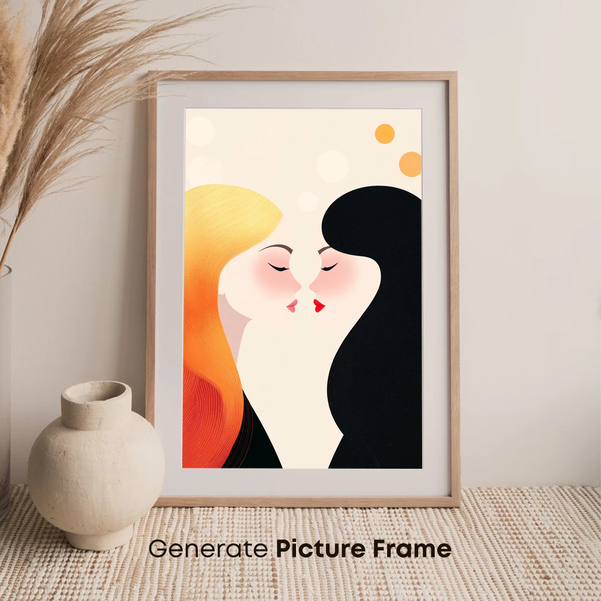 Harmony of Contrasts: Dual Souls Embrace - Image 7