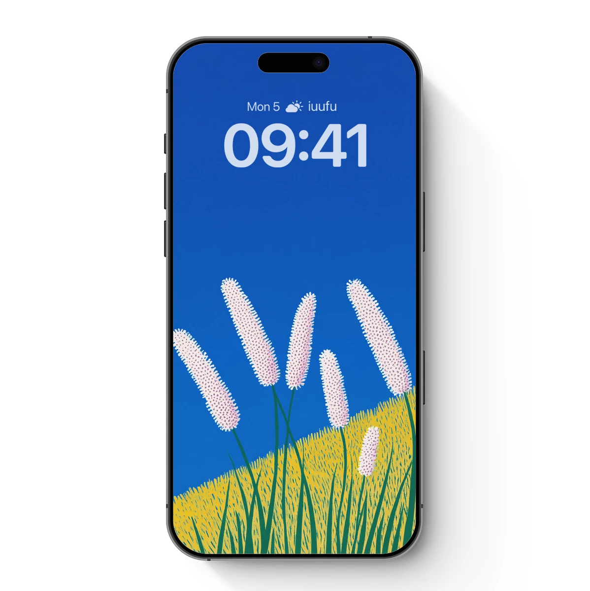 Cattail Serenity: Minimalist Nature Art