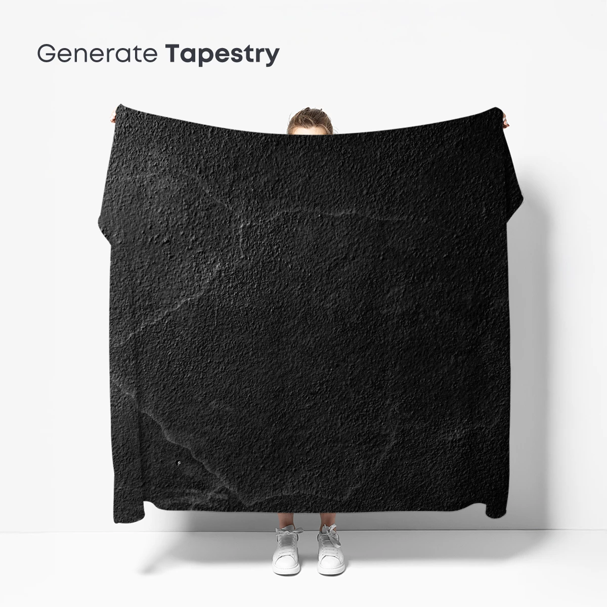 Eternal Midnight Canvas: Textured Darkness - Image 5