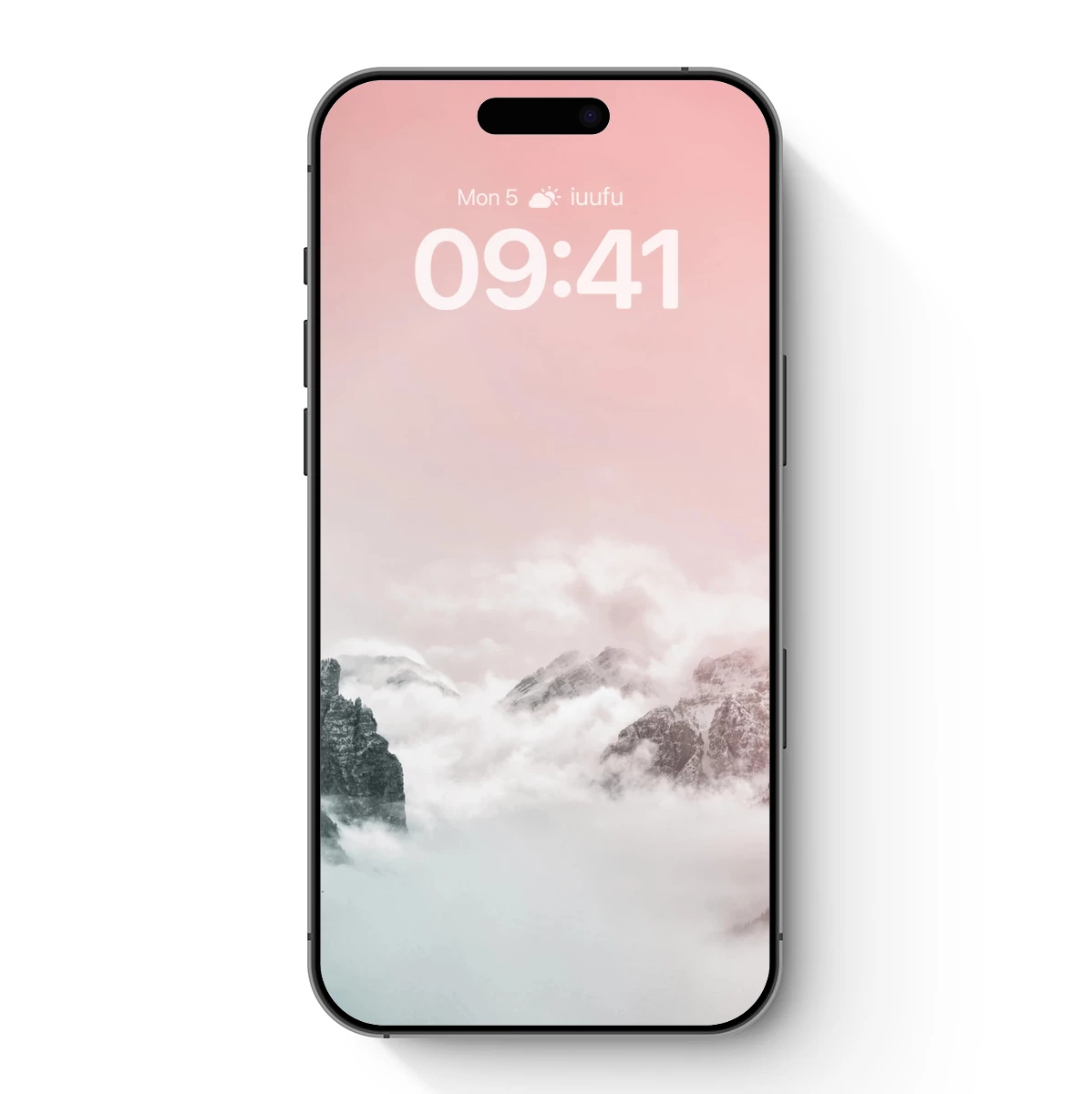 Cloud-Capped Peaks in Pastel Haze