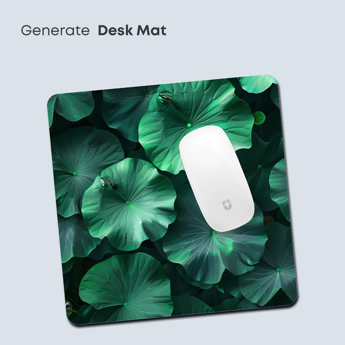 Emerald Lotus Symphony: Nature's Abstract Canvas - Image 4