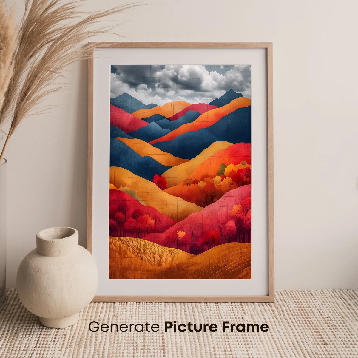 Autumnal Peaks: A Symphony of Layers and Colors - Image 7