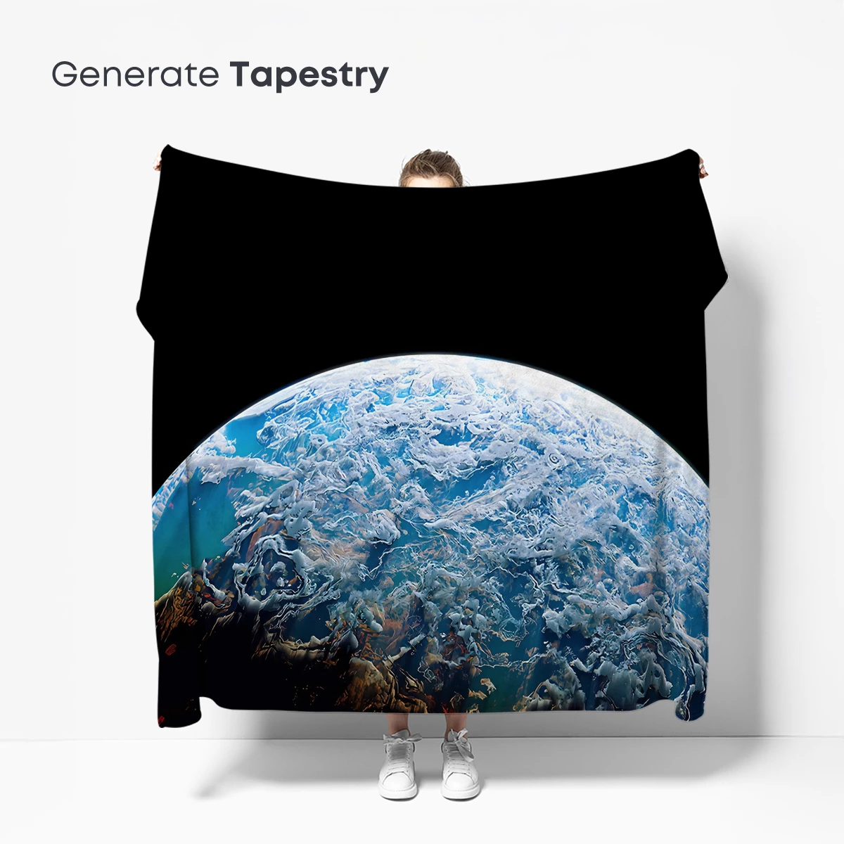 Celestial Ocean: A Planet's Dreamlike Horizon - Image 5