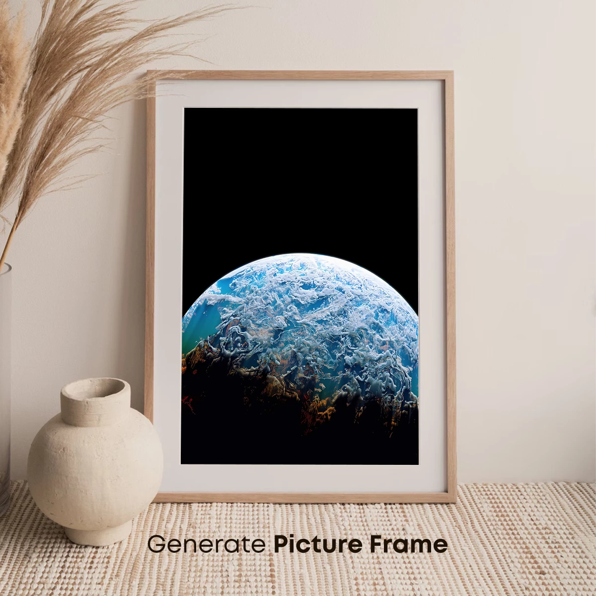 Celestial Ocean: A Planet's Dreamlike Horizon - Image 7