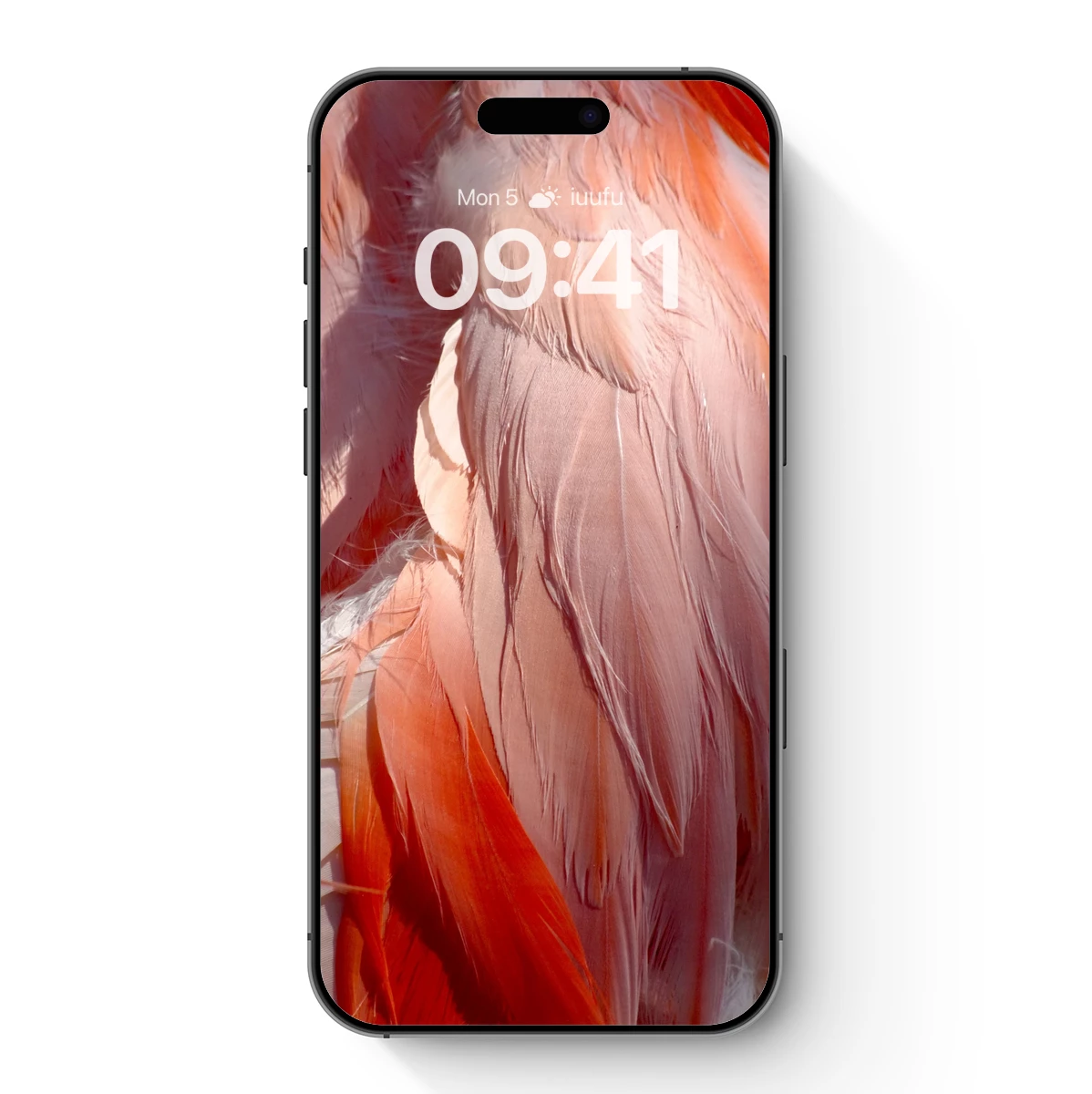 Flamingo Feather Symphony: Textured Pink Elegance