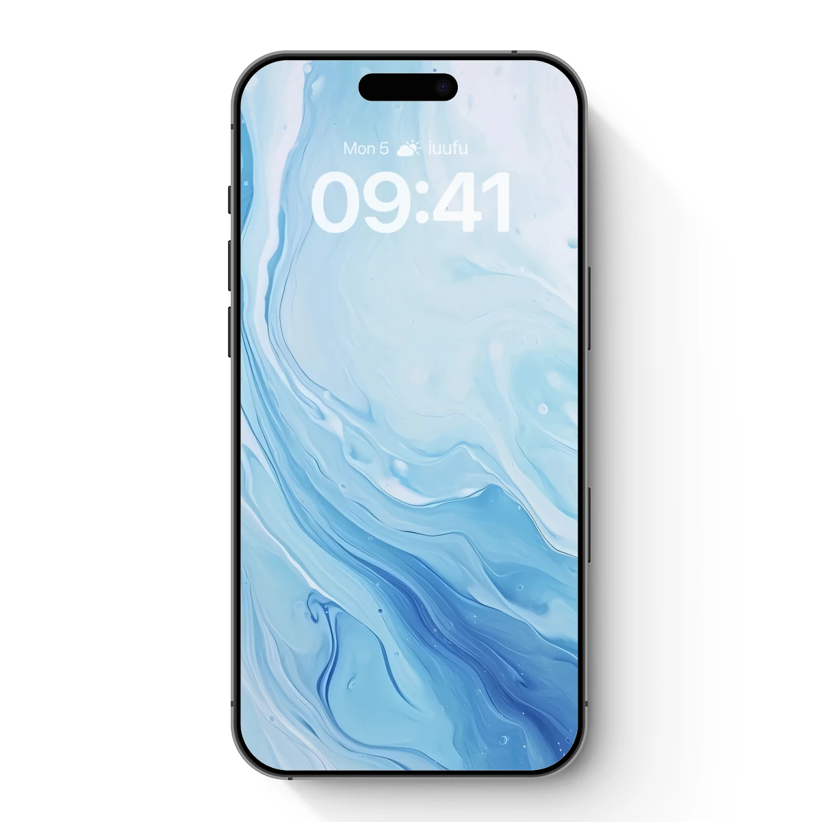 Ethereal Blue Swirls: A Liquid Canvas Dream