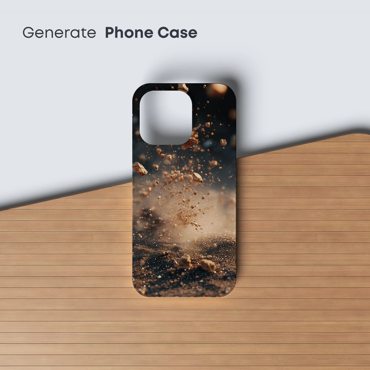 Dust Storm Eruption: Dynamic Earth Tones - Image 3