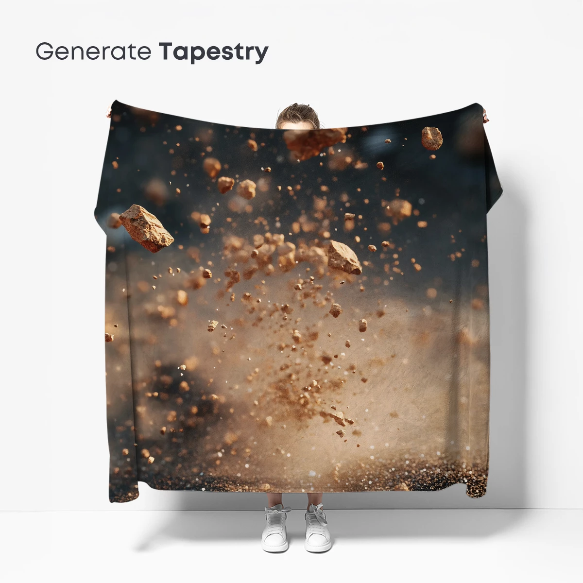 Dust Storm Eruption: Dynamic Earth Tones - Image 5