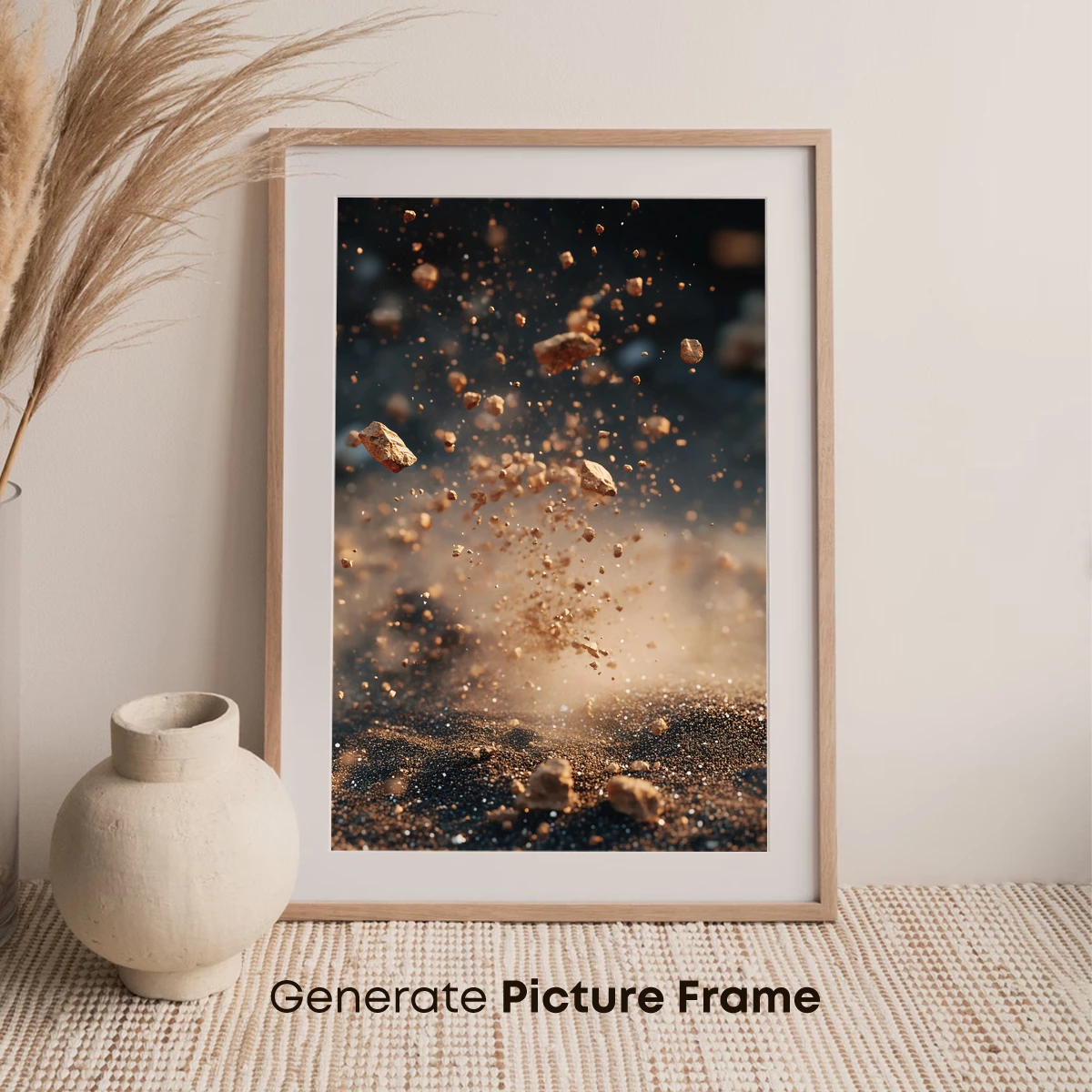 Dust Storm Eruption: Dynamic Earth Tones - Image 7