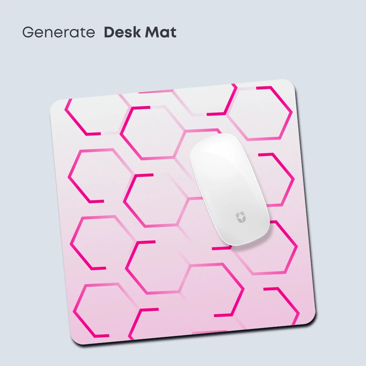 Hexagonal Harmony: Pink Gradient Elegance - Image 4