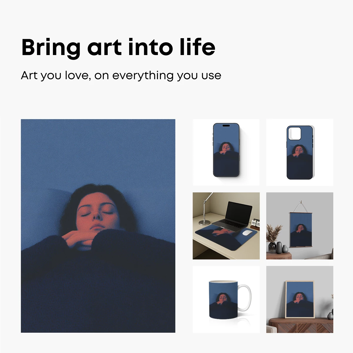 Eternal Slumber: Blue-Hued Serenity - Image 2