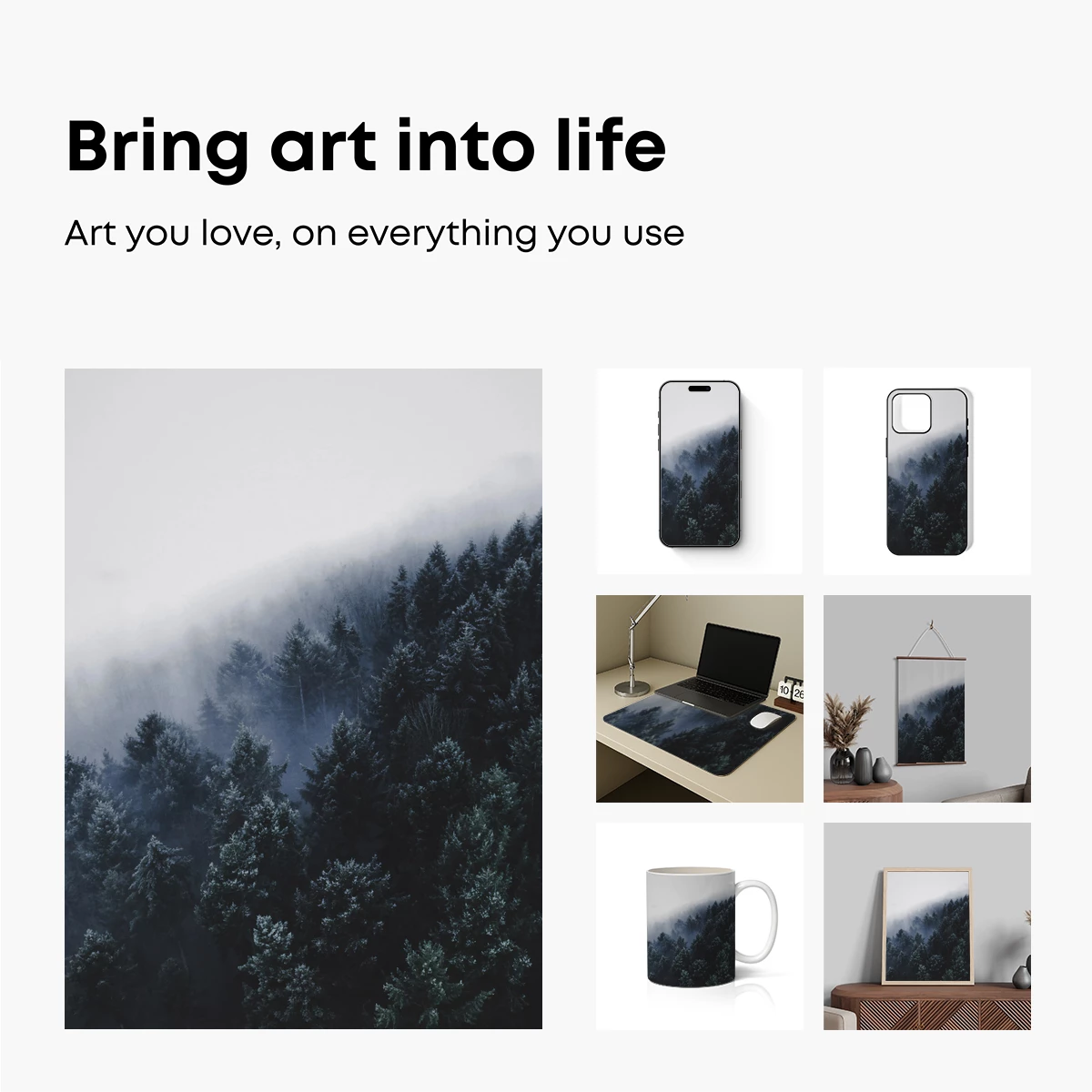 Misty Mountain Pines: A Winter Veil - Image 2