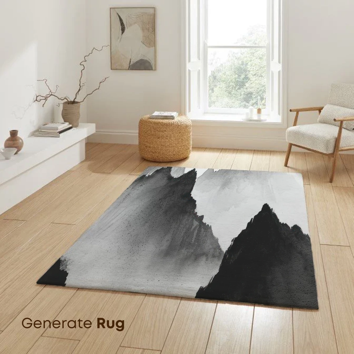 Ink Mist Mountains: Zen Landscape Art - Image 6