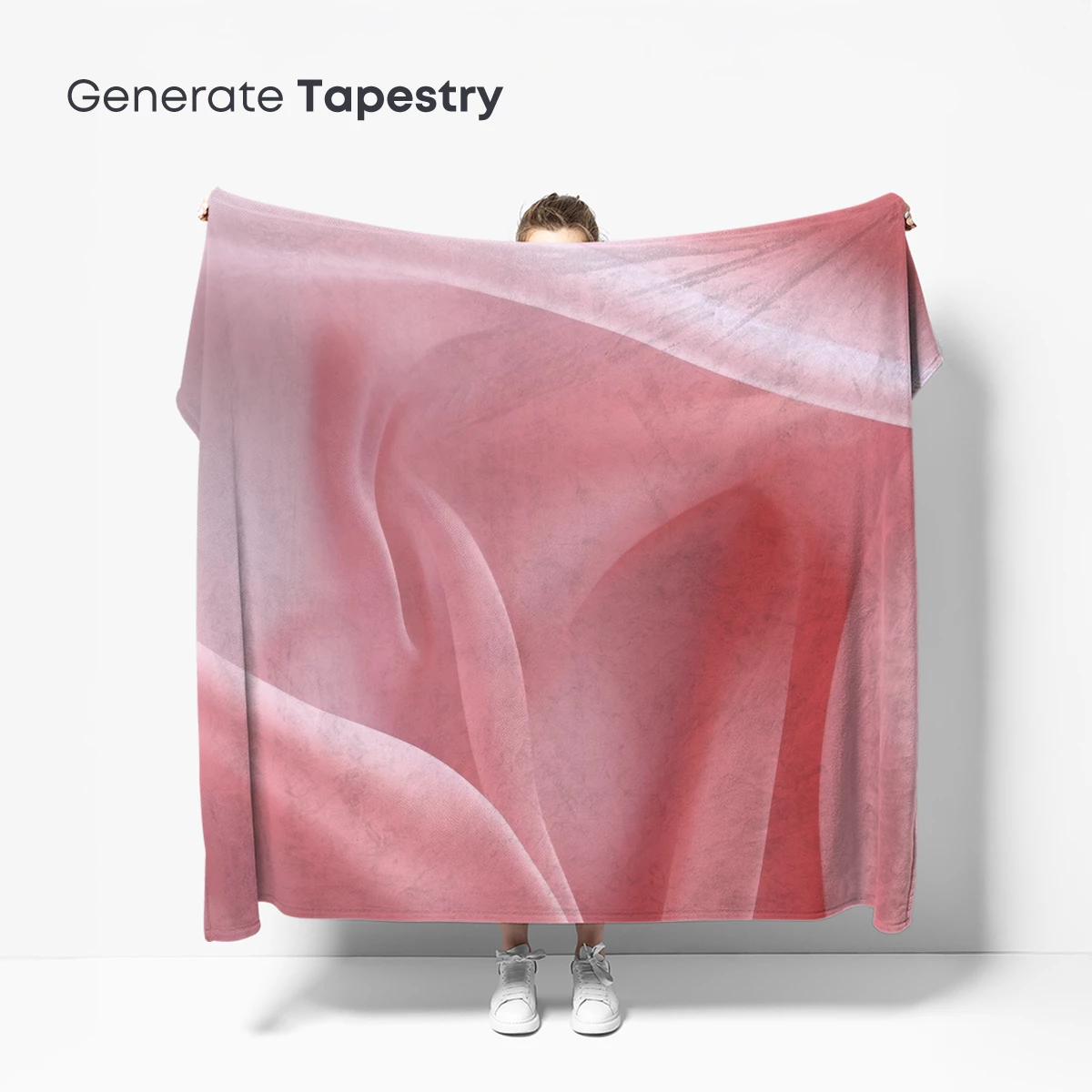 Ethereal Pink Silk Drapery - Image 5