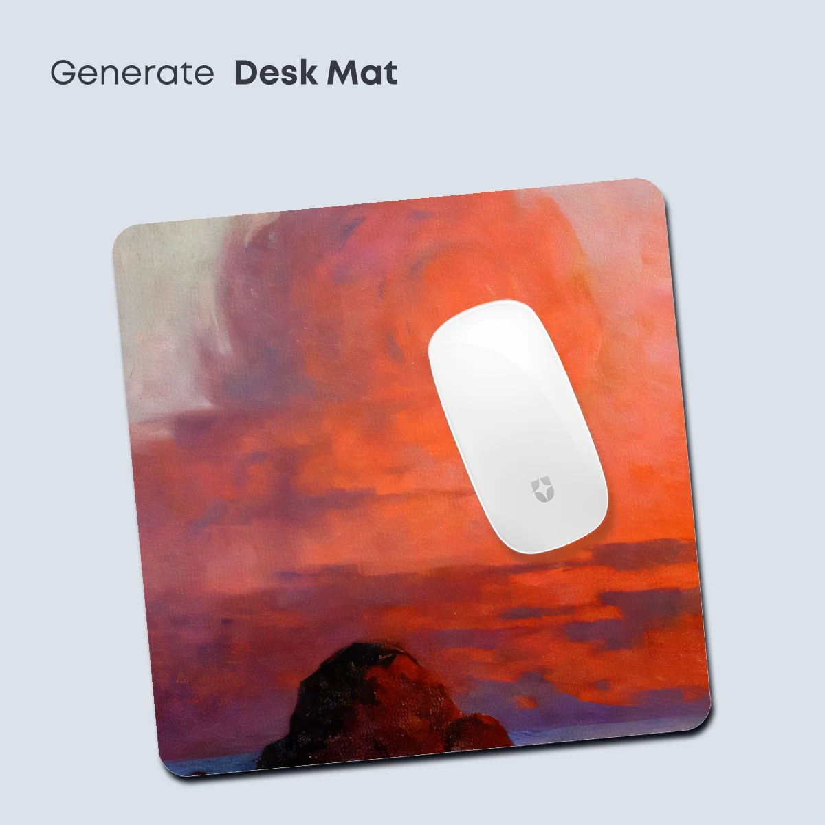 Crimson Sunset Over Rocky Shores - Image 4