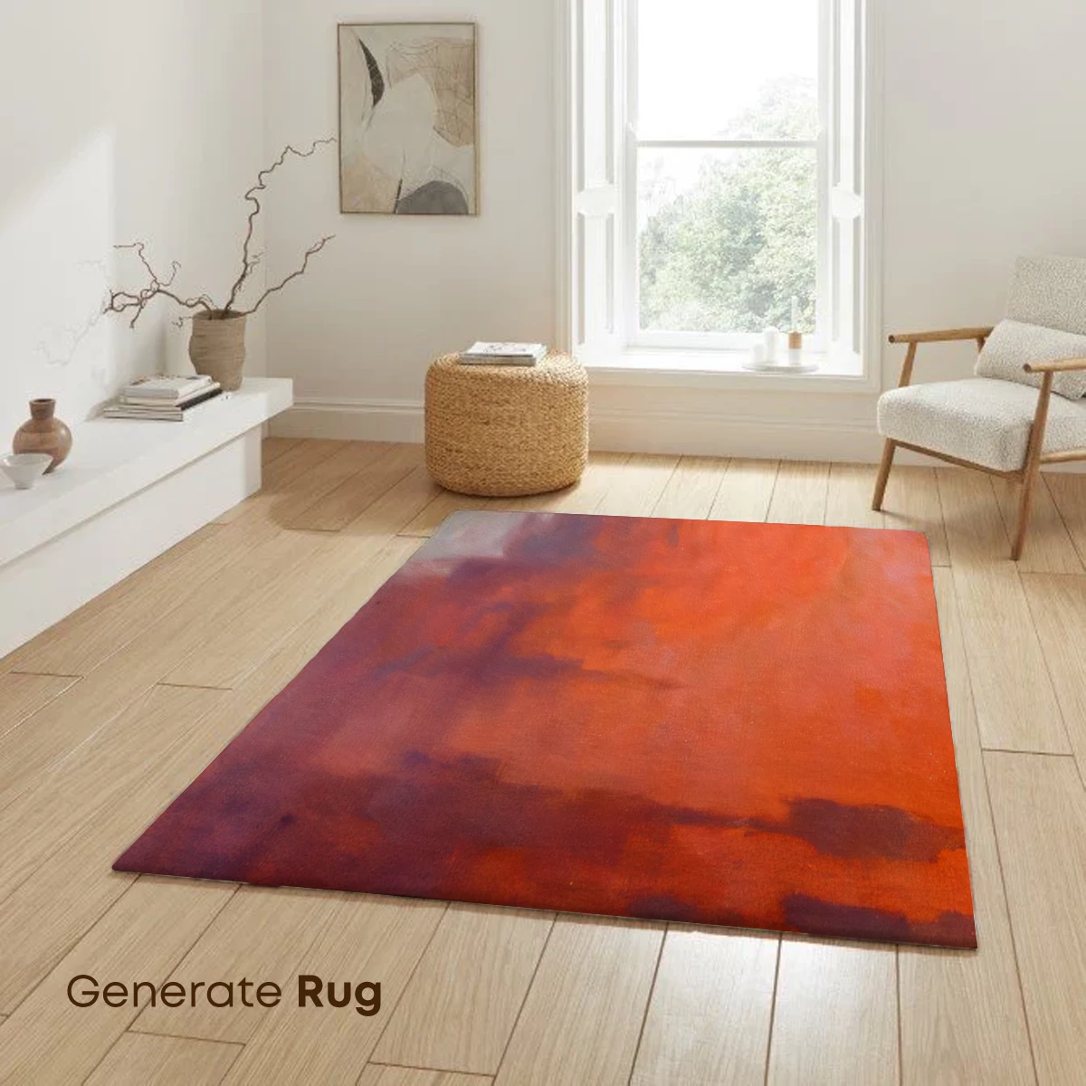 Crimson Sunset Over Rocky Shores - Image 6