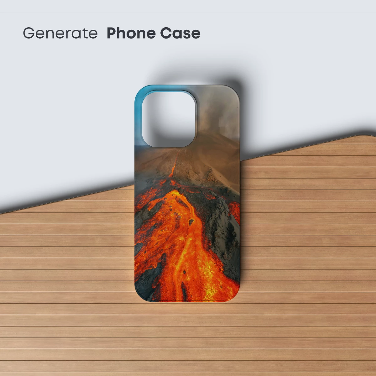 Lava's Fiery Embrace: Volcanic Eruption in Motion - Image 3