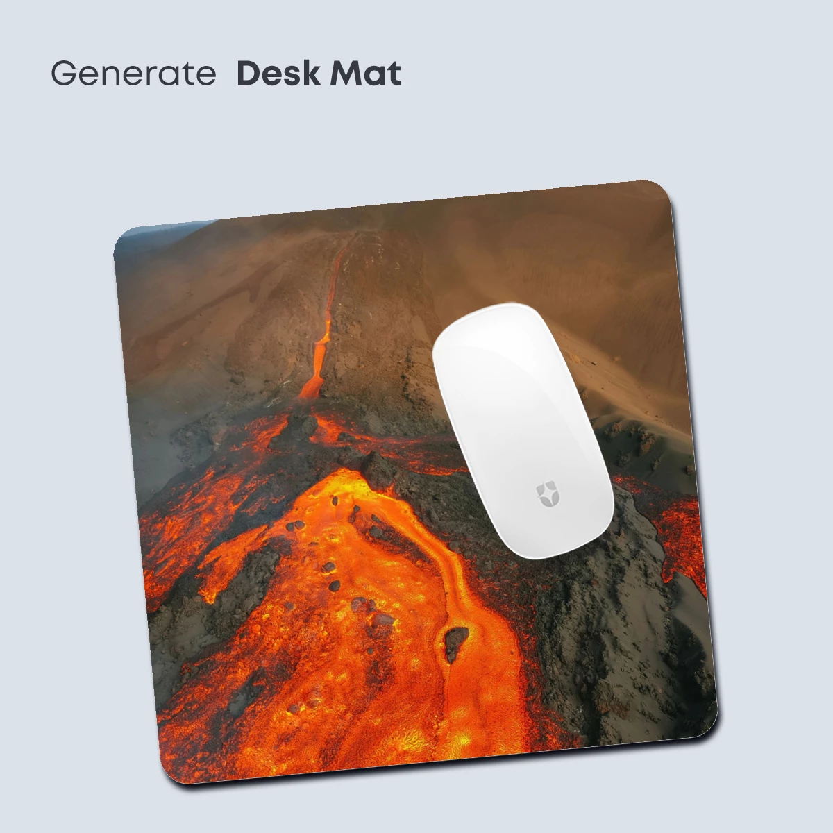 Lava's Fiery Embrace: Volcanic Eruption in Motion - Image 4