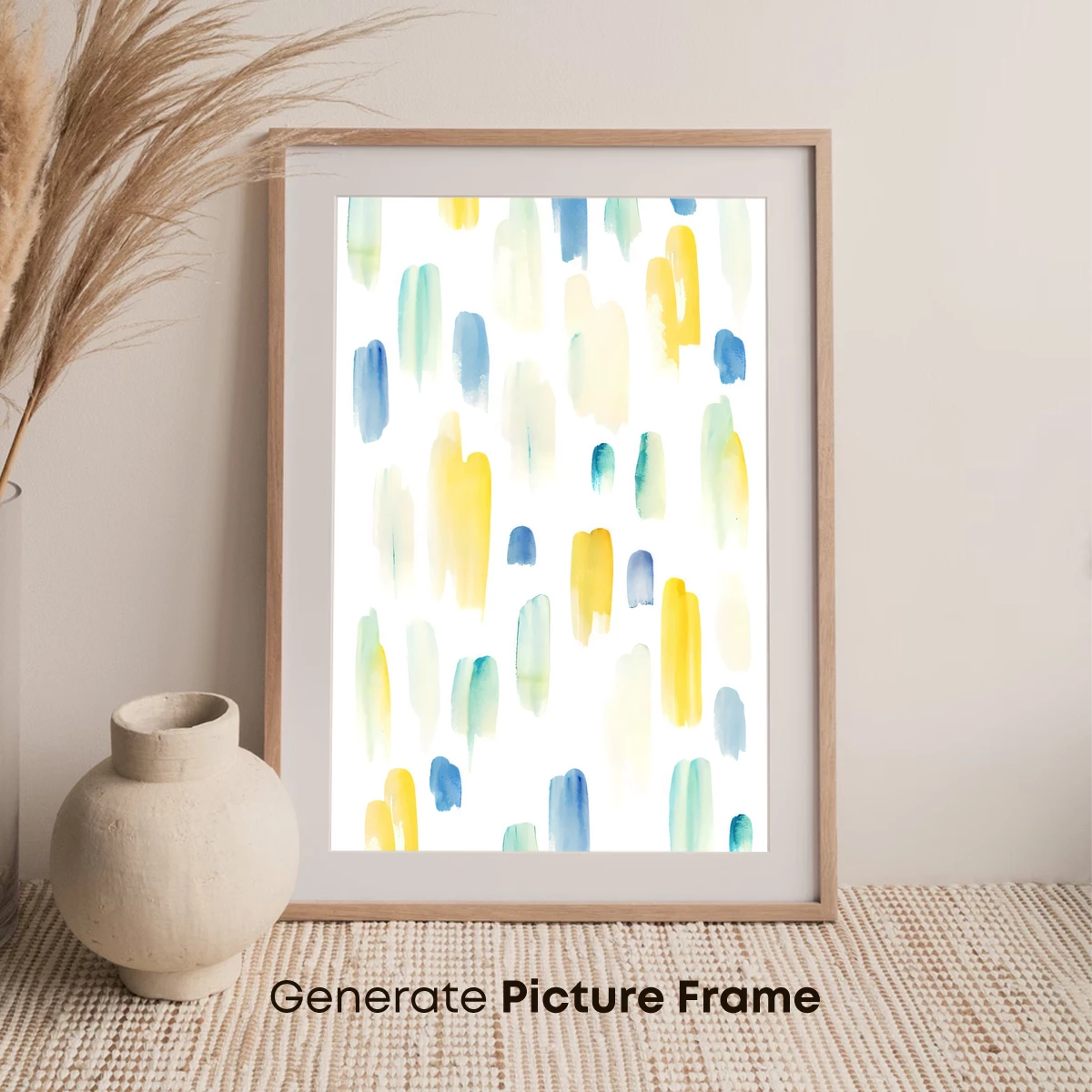 Abstract Brushstroke Symphony in Pastel Hues - Image 7