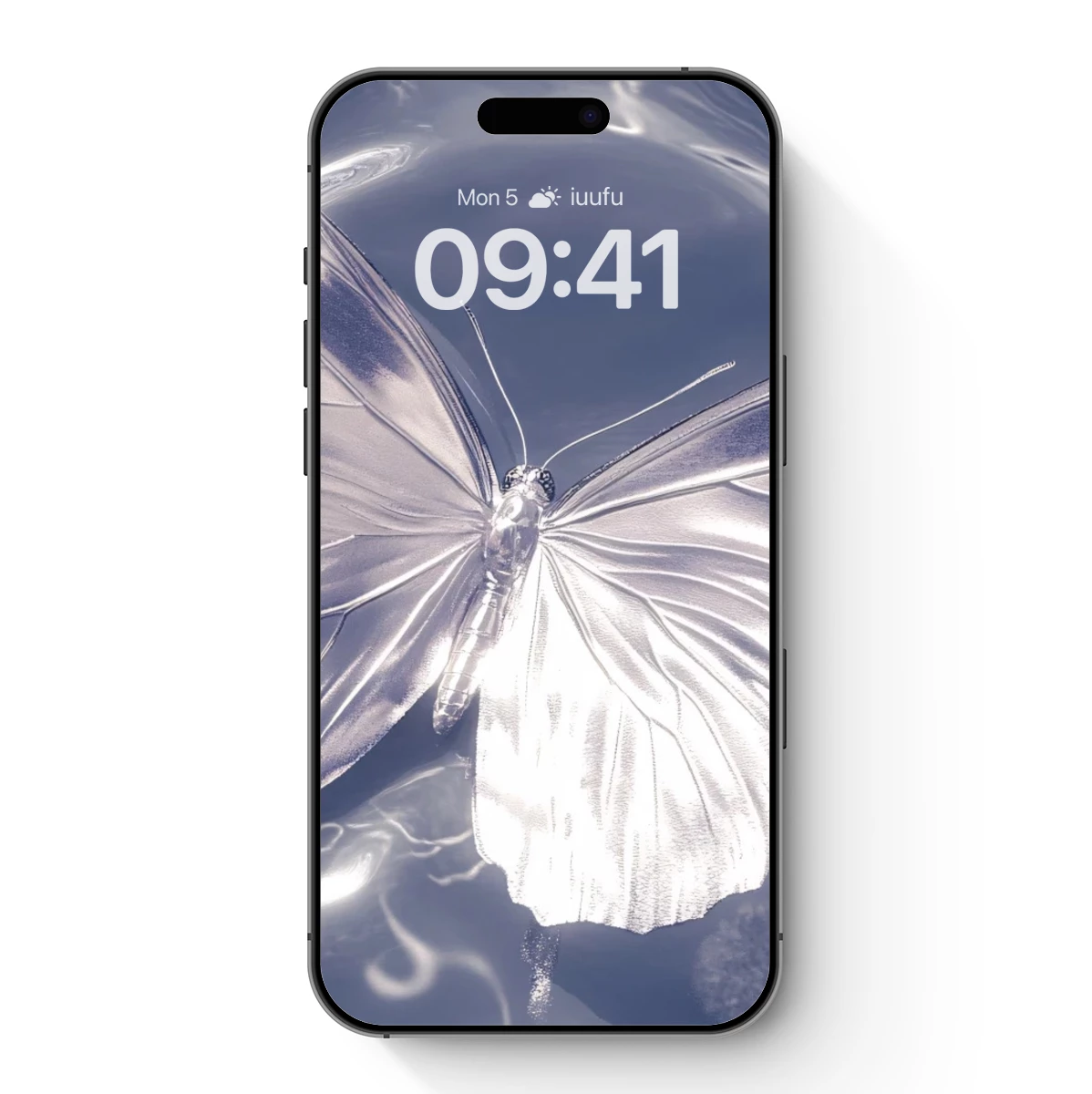 Ethereal Crystal Butterfly: A Frosty Dream