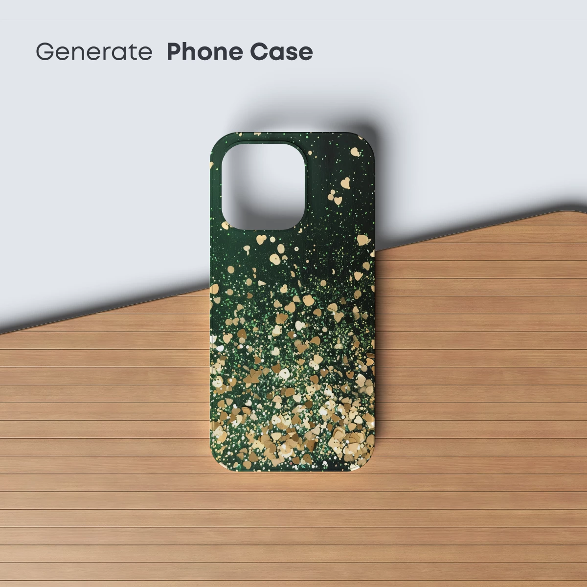 Golden Hearts in Emerald Night - Image 3