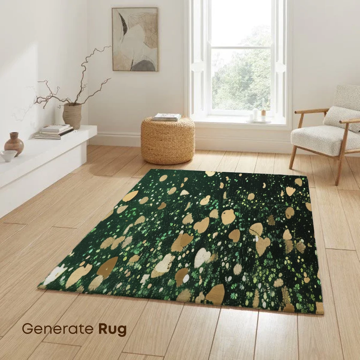 Golden Hearts in Emerald Night - Image 6