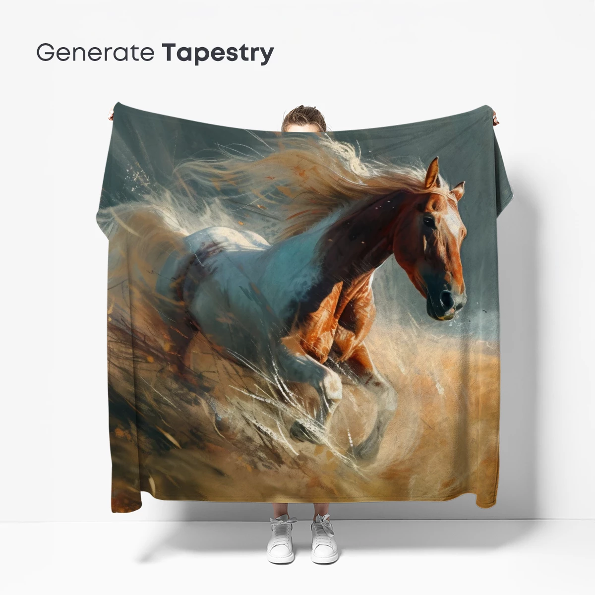 Galloping Spirit: Dynamic Horse in Abstract Motion - Image 5