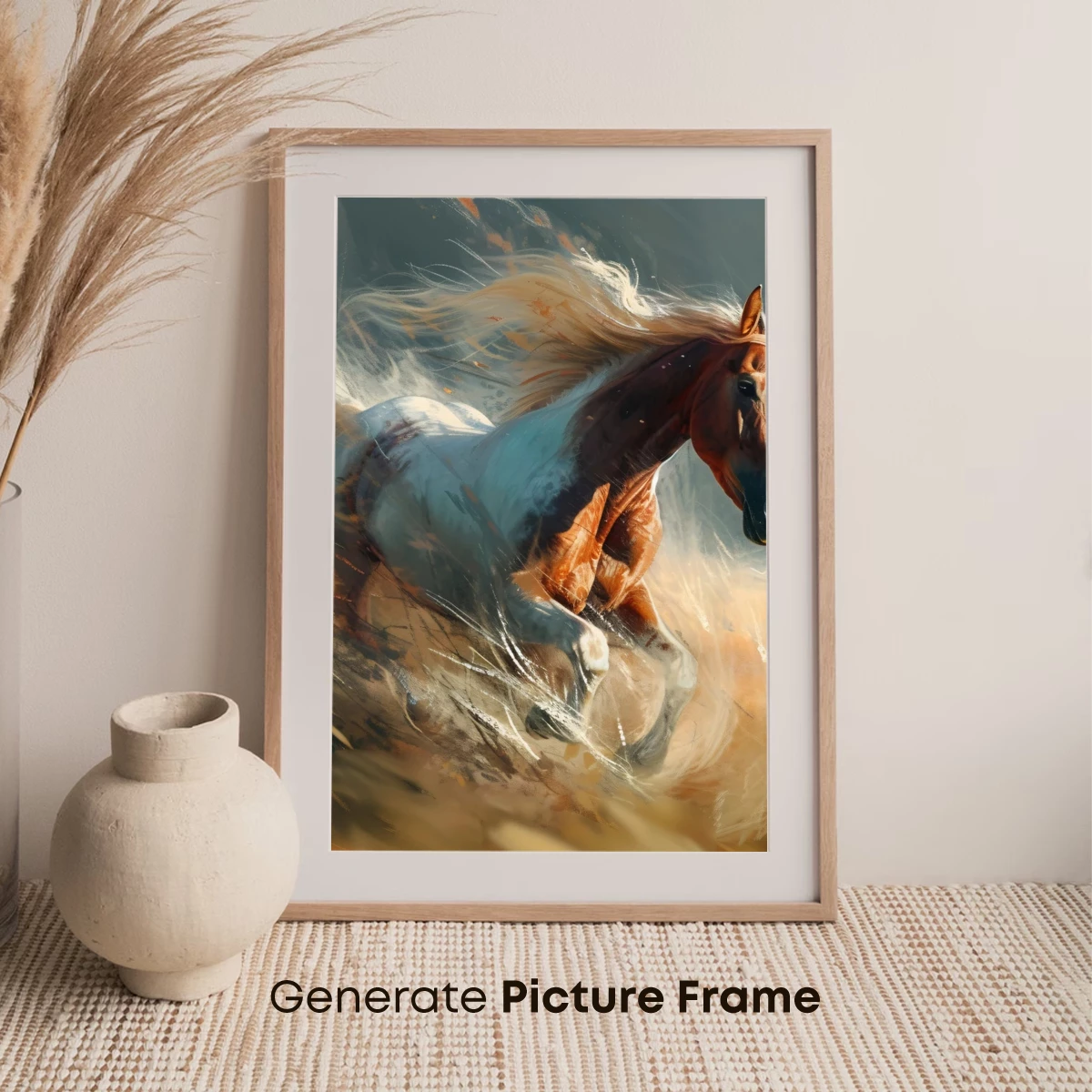 Galloping Spirit: Dynamic Horse in Abstract Motion - Image 7