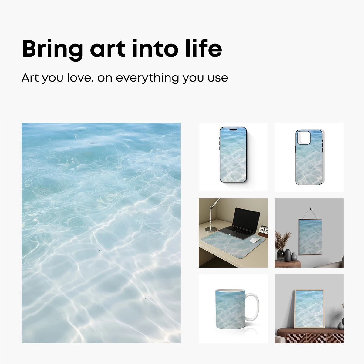 Crystal Clear Waters: Sunlit Ripples and Serene Depths - Image 2