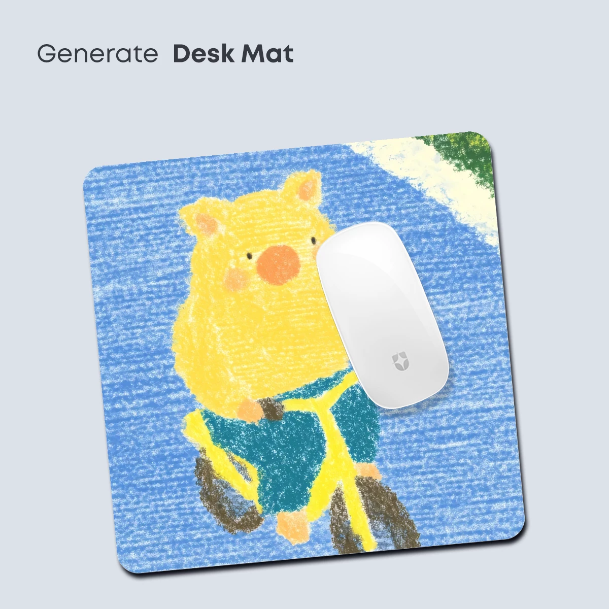 Chubby Bear on a Bike: Whimsical Ride - Image 4