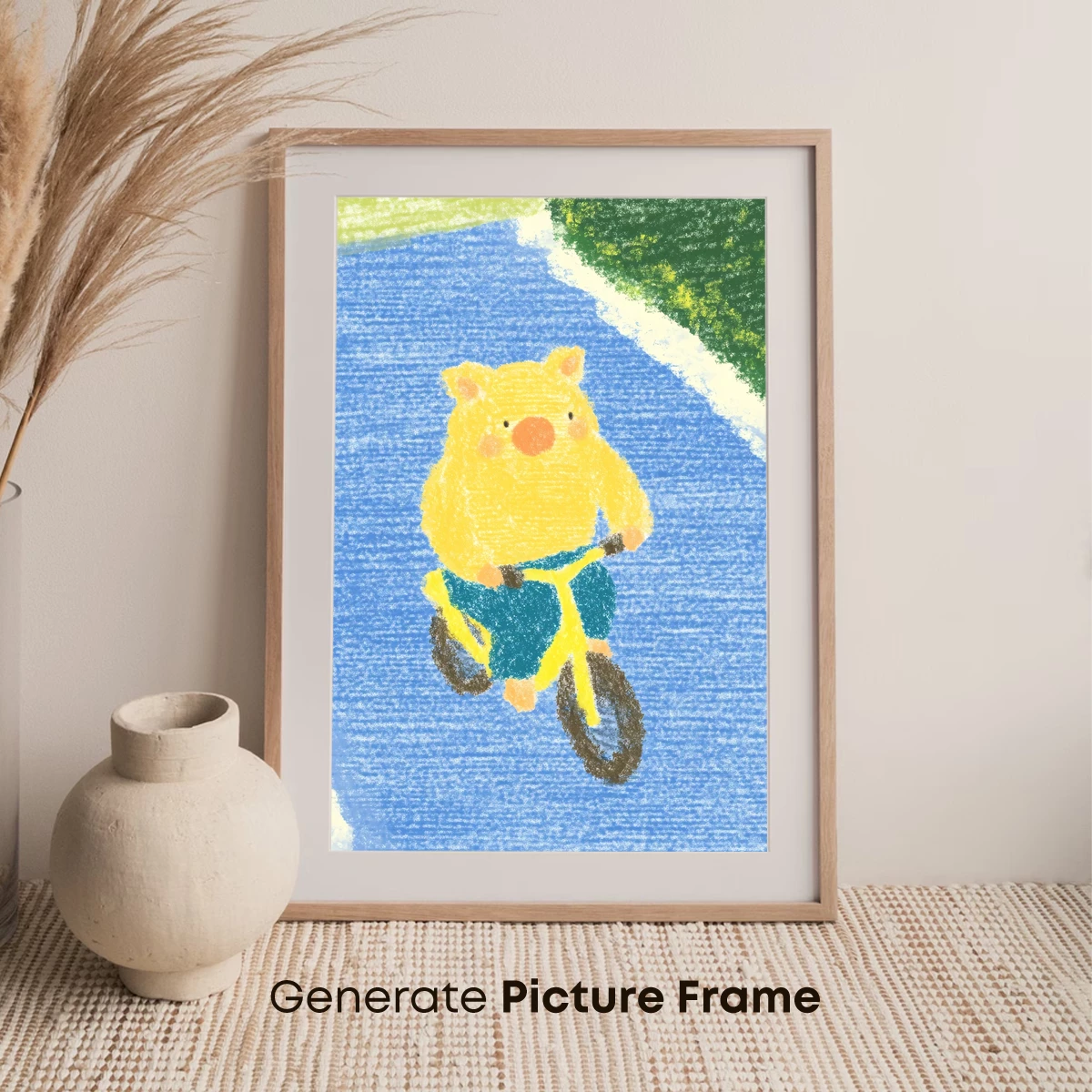 Chubby Bear on a Bike: Whimsical Ride - Image 7