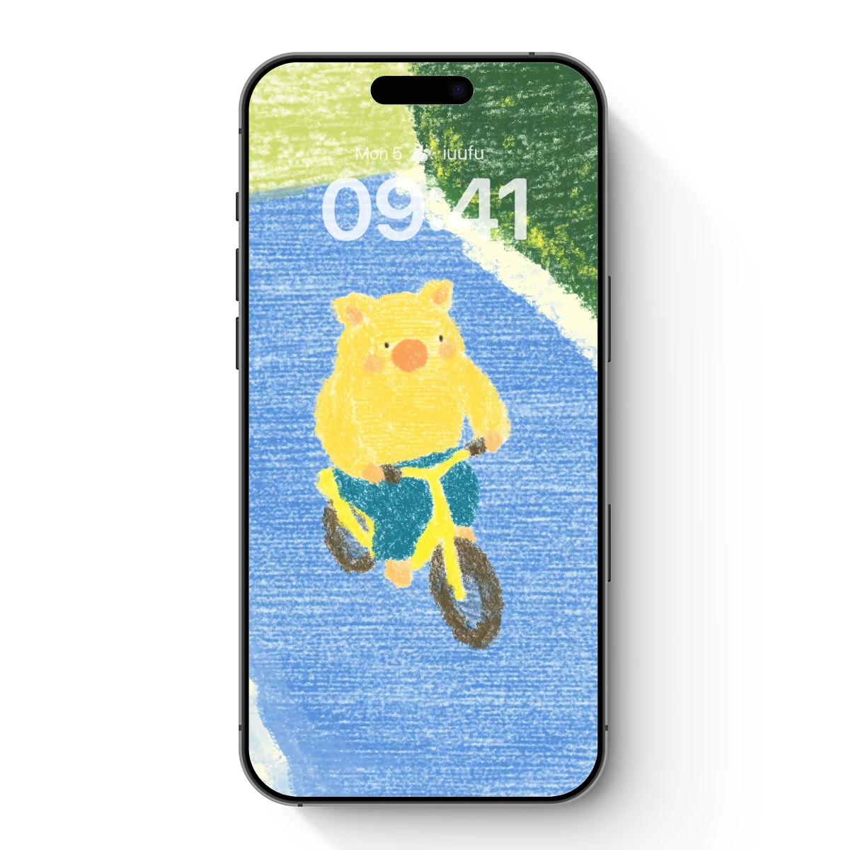 Chubby Bear on a Bike: Whimsical Ride