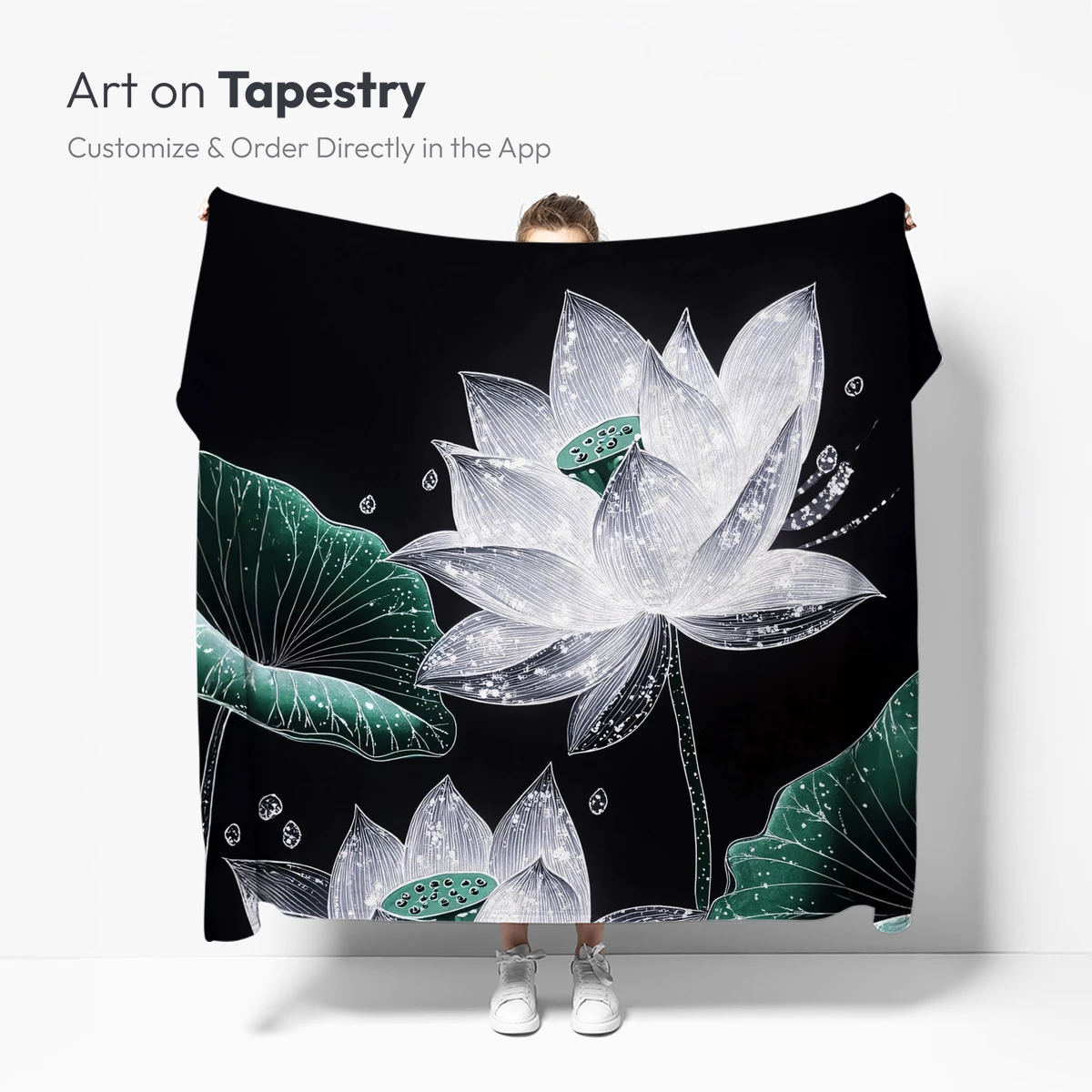 Luminous Lotus: Glowing Floral Artistry - Image 5