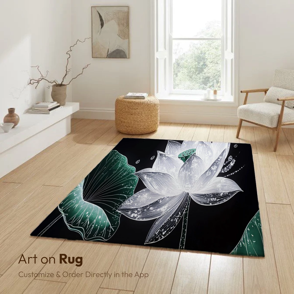 Luminous Lotus: Glowing Floral Artistry - Image 6