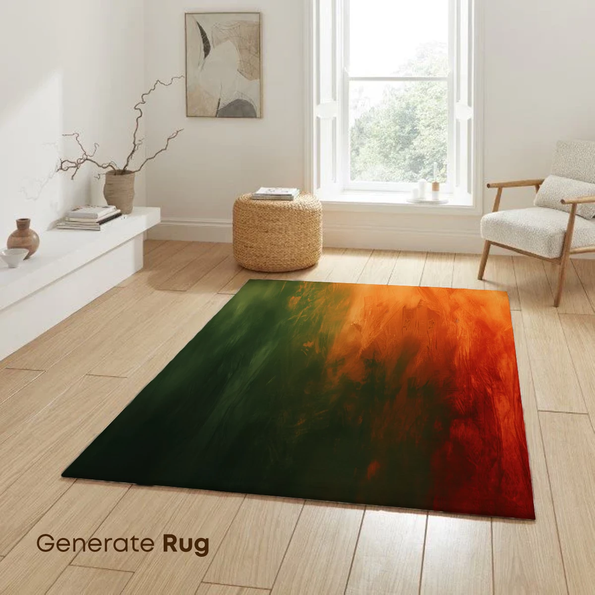 Fiery Sunset Over Verdant Shadows - Image 6