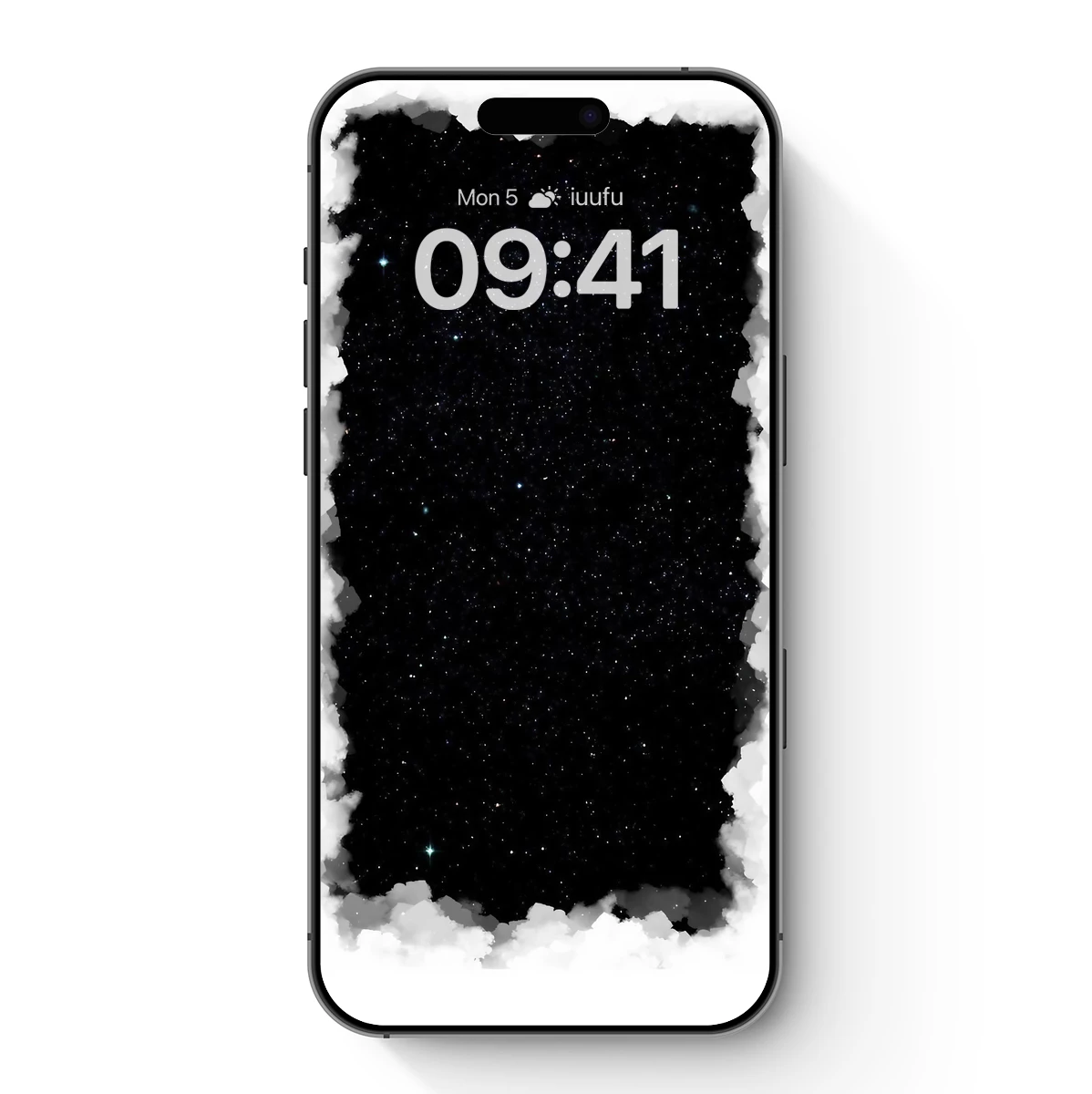 Cloud-Framed Cosmic Night