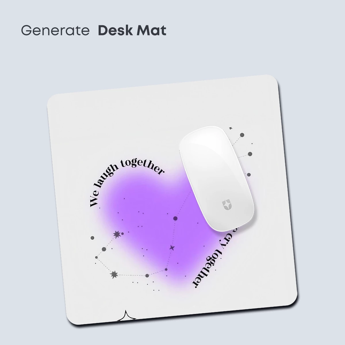 Heart Constellation: Laughter and Tears in Purple Harmony - Image 4