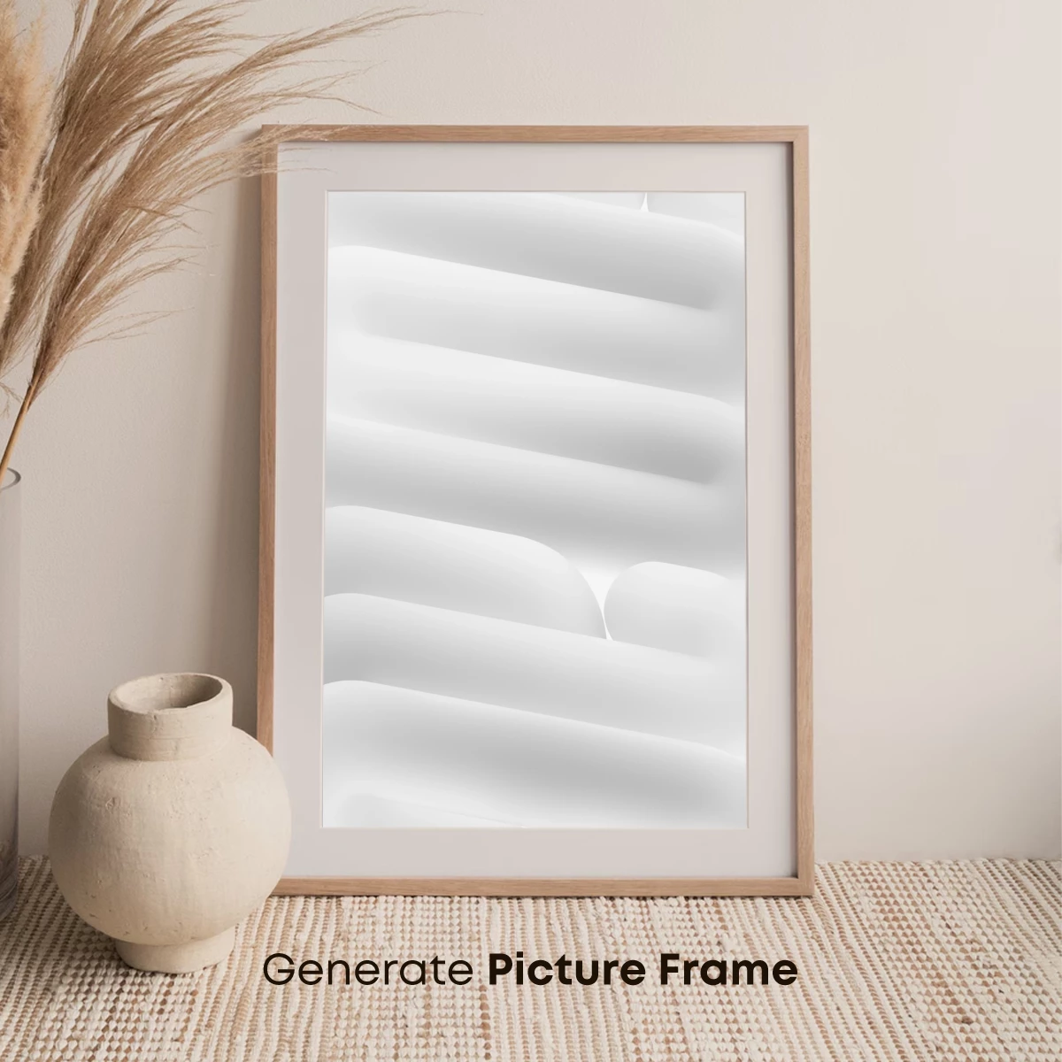 Ethereal White Waves: A Sculptural Odyssey - Image 7