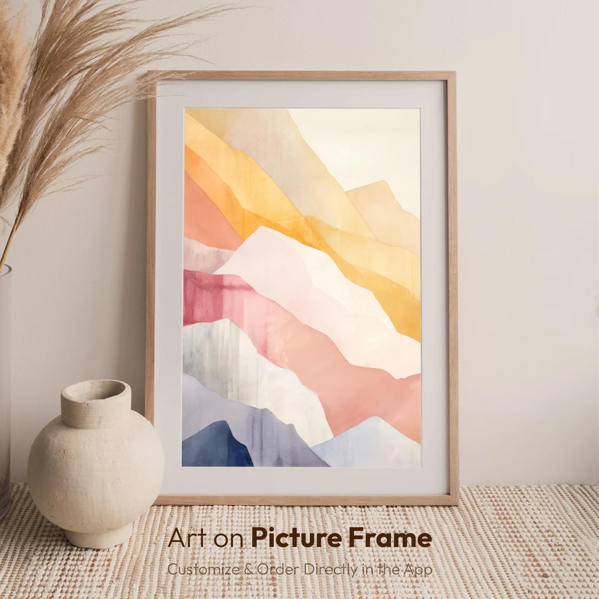 Abstract Watercolor Terrain - Image 7