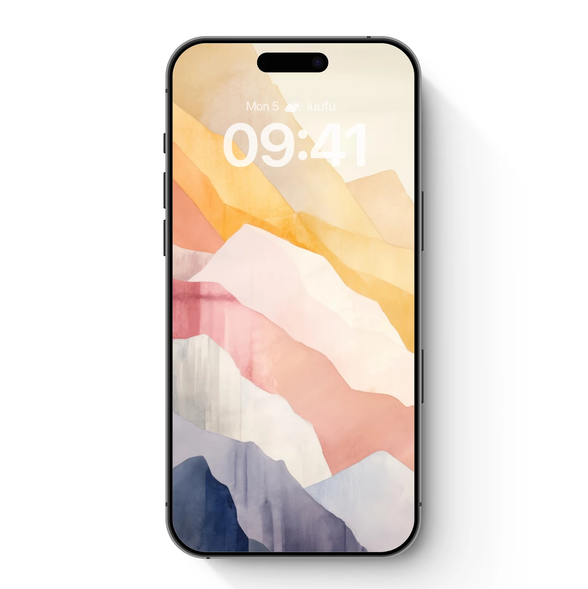 Abstract Watercolor Terrain