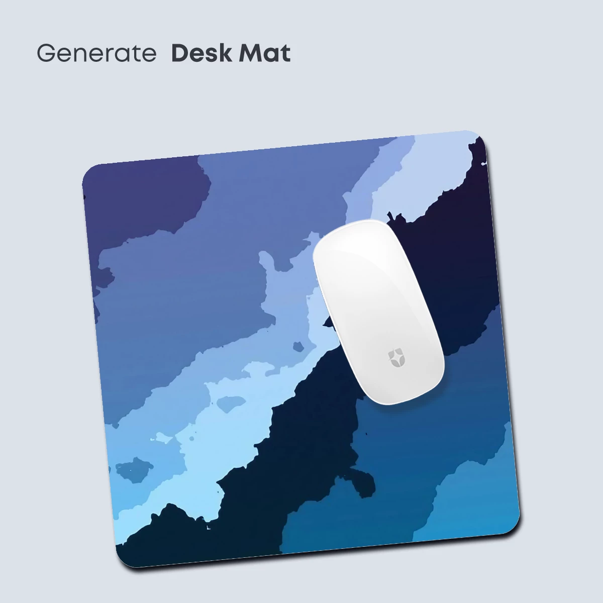 Abstract Coastal Odyssey: Blue Tones Merge with Landscapes - Image 4