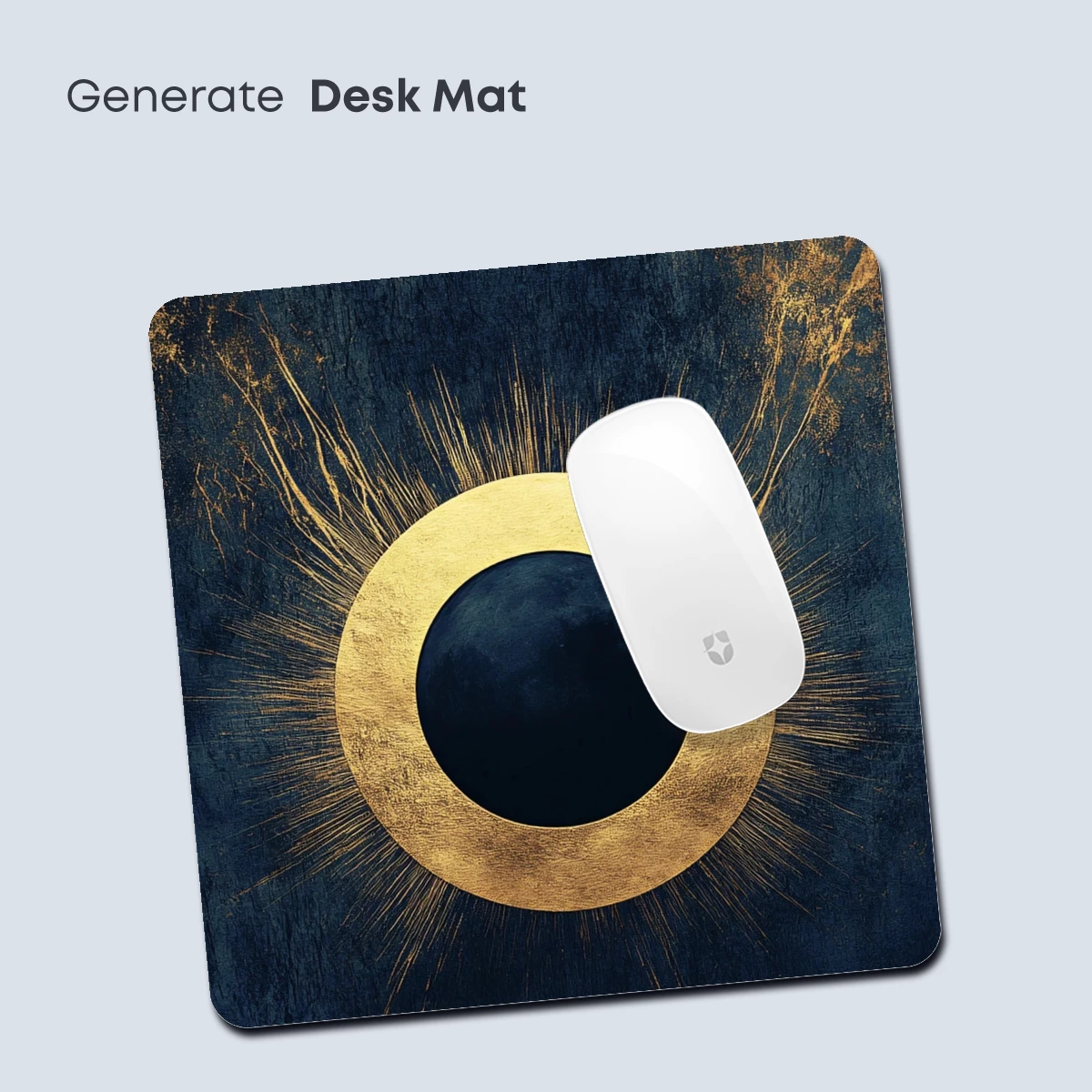 Eclipse of Eternity: Golden Halo on Midnight Canvas - Image 4