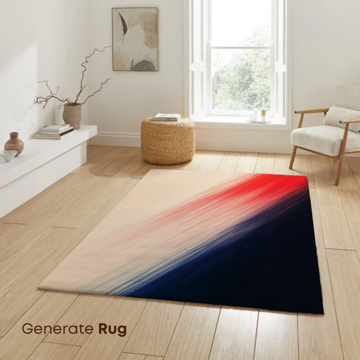 Diagonal Harmony: Abstract Gradient Flow - Image 6