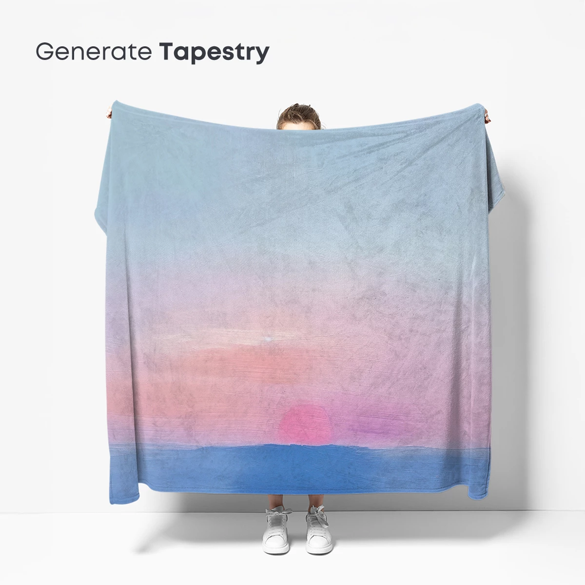 Horizon's Hues: Abstract Sunset Serenity - Image 5