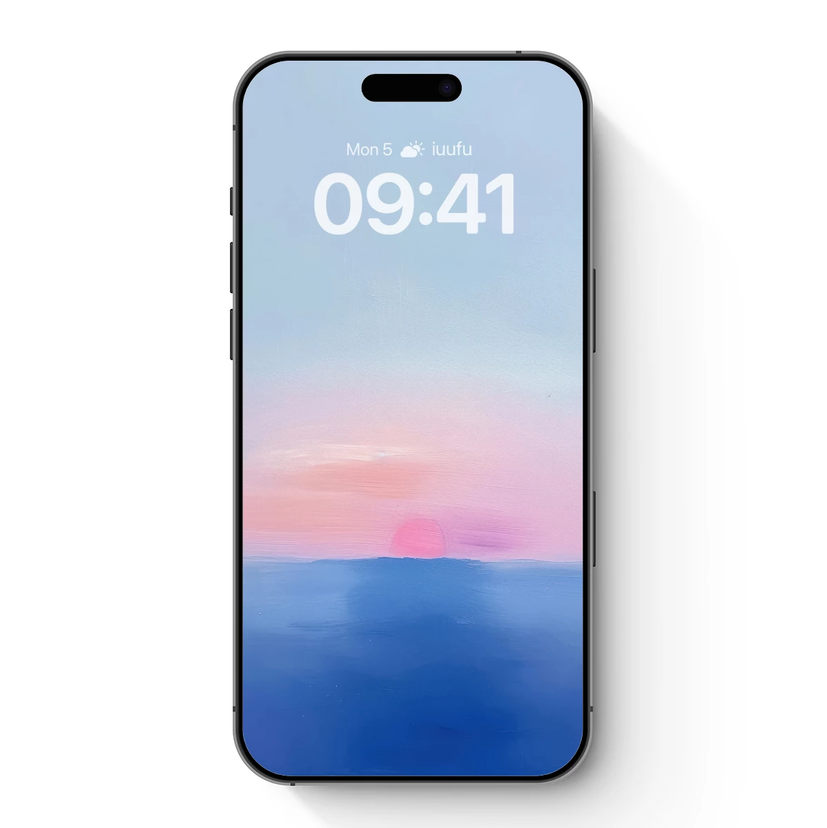 Horizon's Hues: Abstract Sunset Serenity