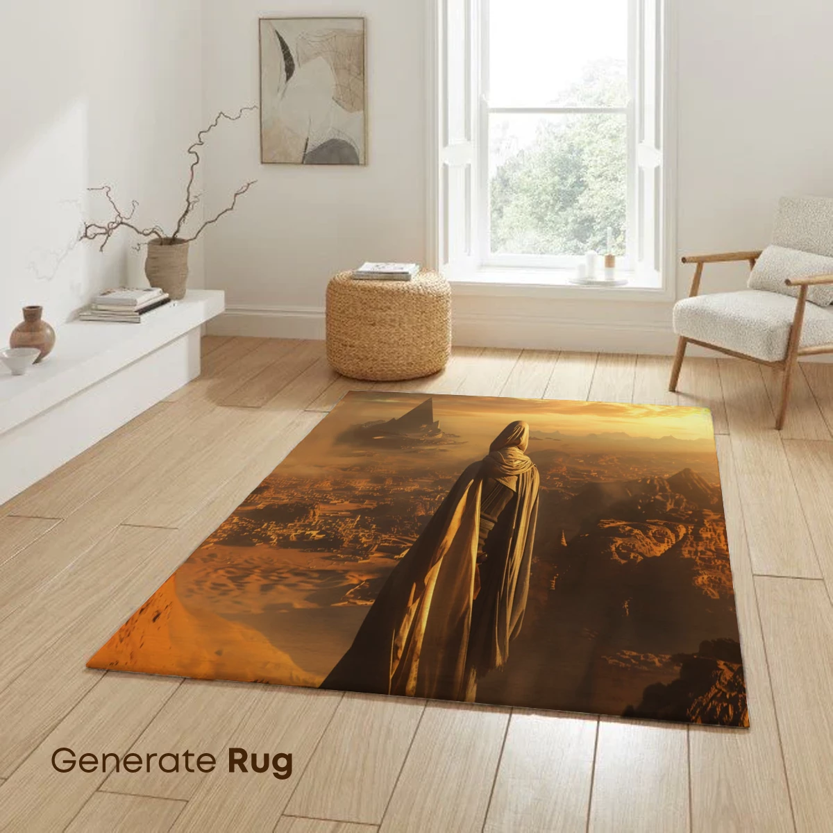 Desert Sage at Dusk: A Vision of Serenity and Majesty - Image 6